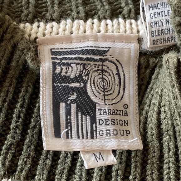 UEC Tarazzia International olive Sweater Size M - Picture 8 of 11